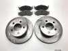 2 x Front Brake Disc & CERAMIC Pads for Jeep Wrangler TJ 1999-2006 BRK/TJ/008A